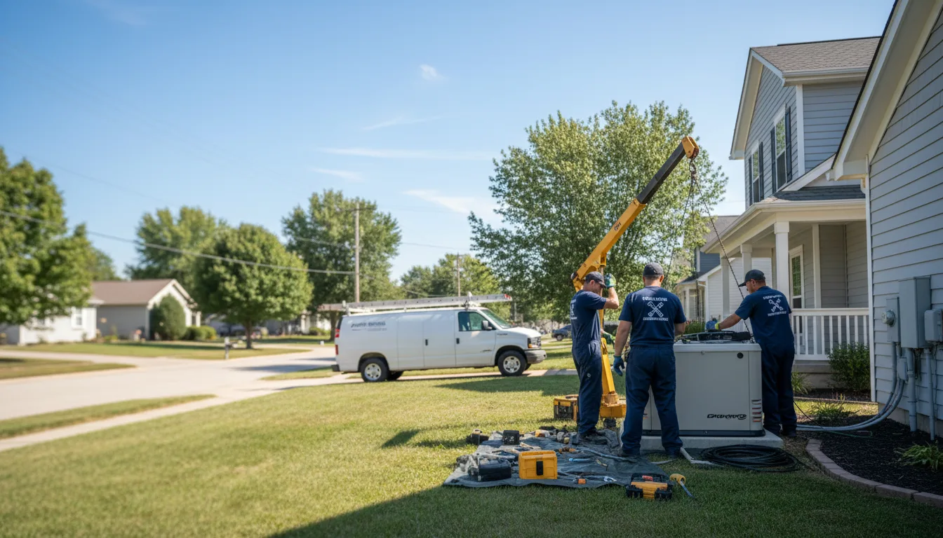 Generator Installation in Dubuque, IA near me